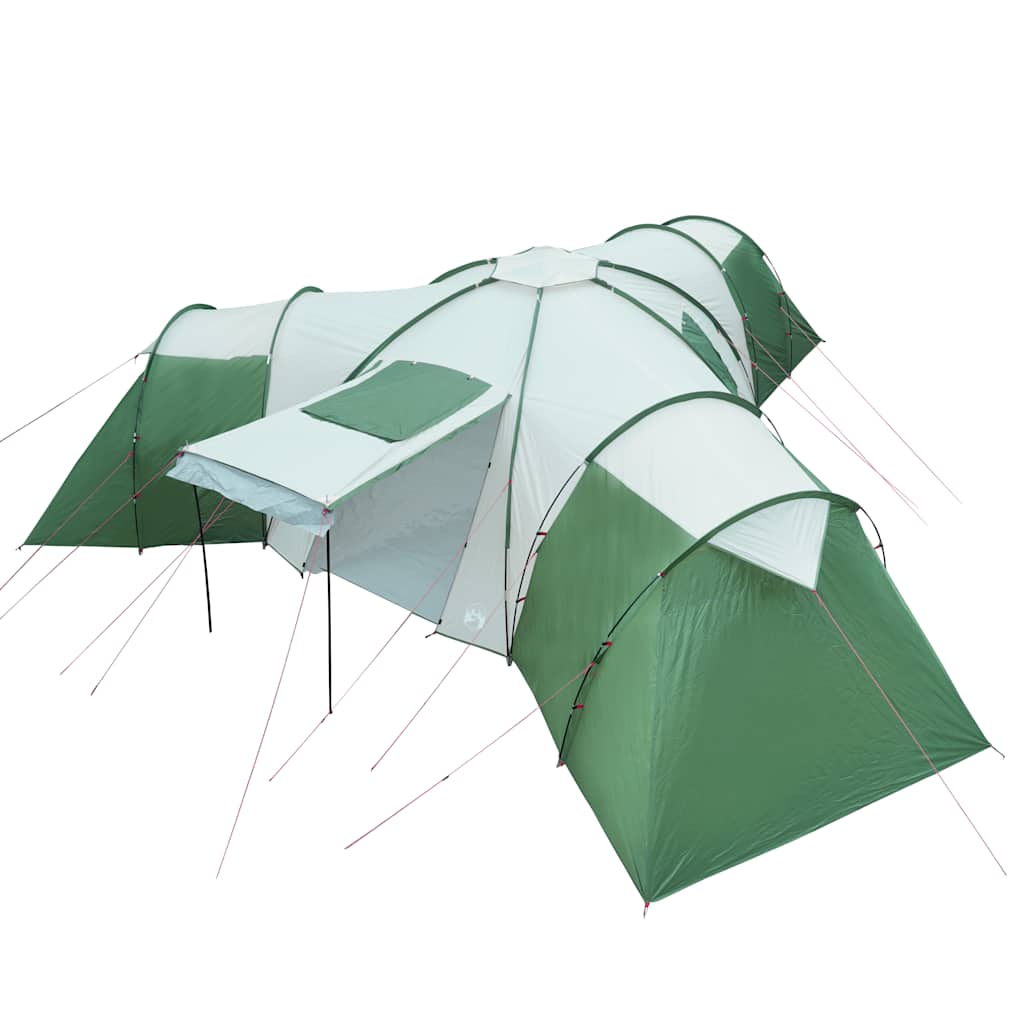 Koepeltent 12-persoons waterdicht groen