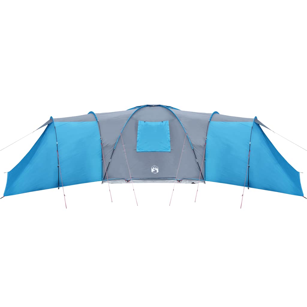 Koepeltent 12-persoons waterdicht blauw