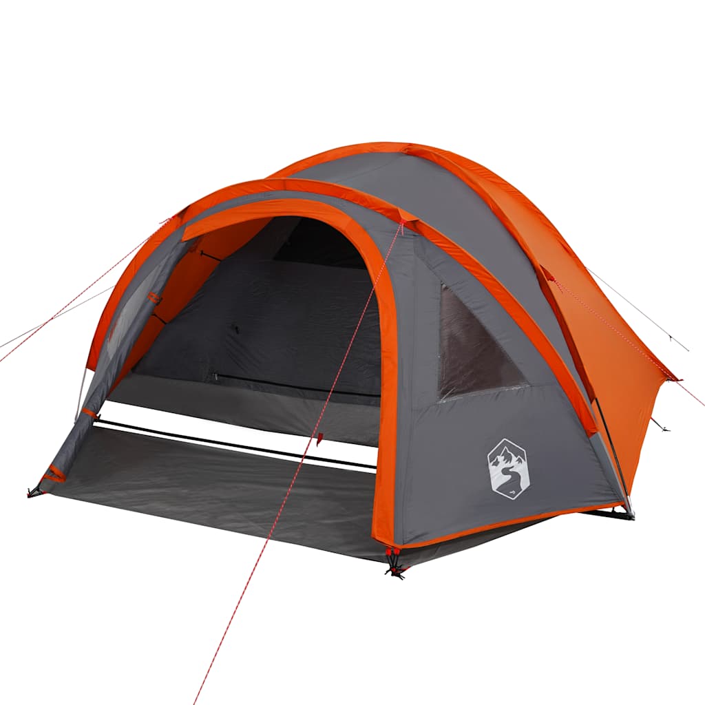 Koepeltent 4-persoons waterdicht oranje