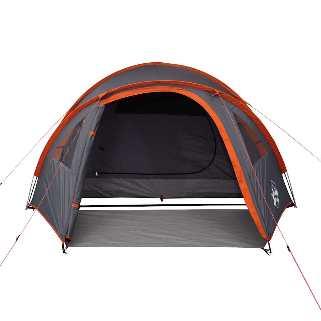Koepeltent 4-persoons waterdicht oranje