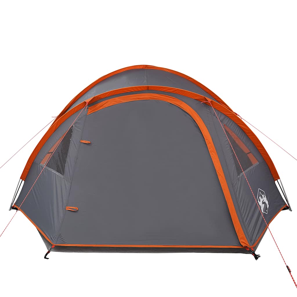 Koepeltent 4-persoons waterdicht oranje