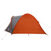 Koepeltent 4-persoons waterdicht oranje