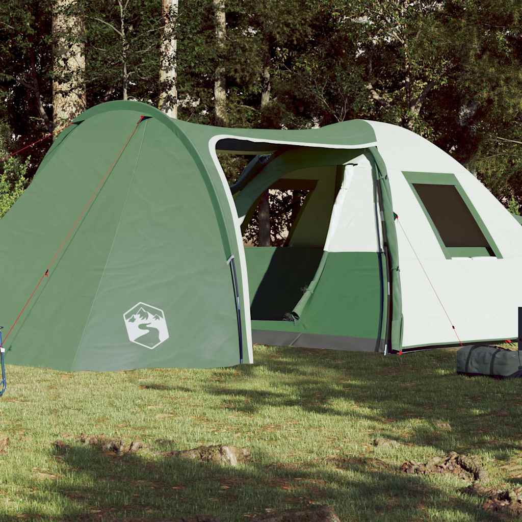 Koepeltent 6-persoons waterdicht groen