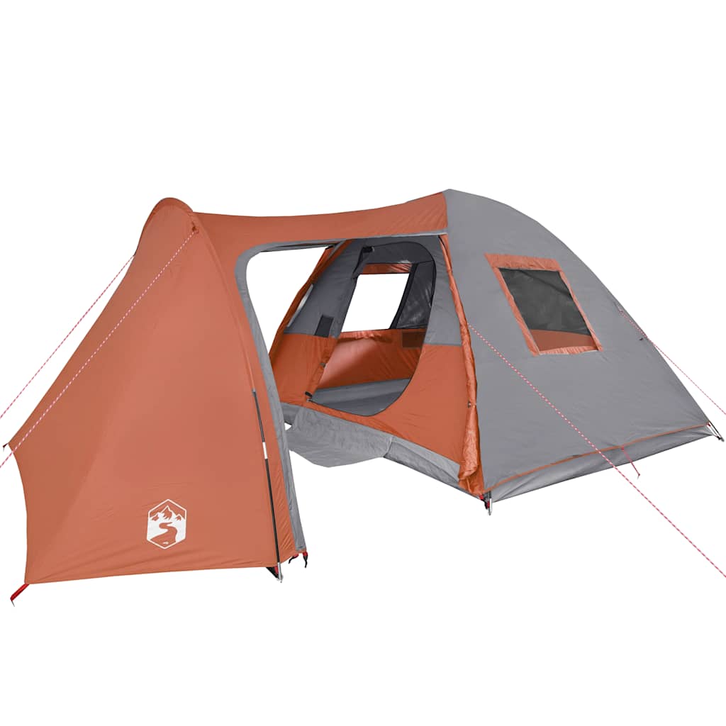 Koepeltent 6-persoons waterdicht oranje