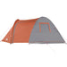 Koepeltent 6-persoons waterdicht oranje