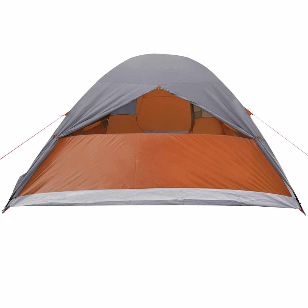 Koepeltent 6-persoons waterdicht oranje
