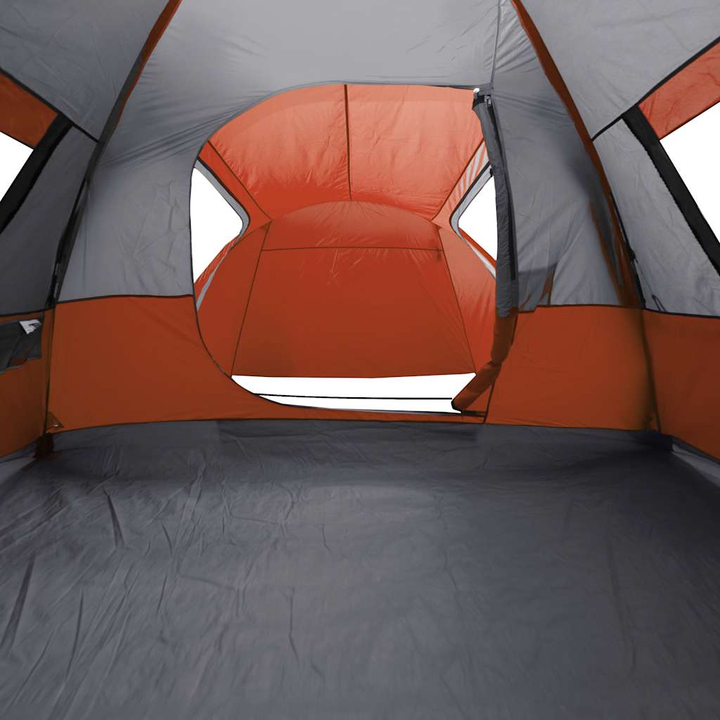Koepeltent 6-persoons waterdicht oranje