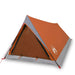 Tent 2-persoons waterdicht grijs en oranje