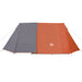 Tent 3-persoons waterdicht grijs en oranje