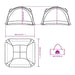 Partytent waterdicht blauw