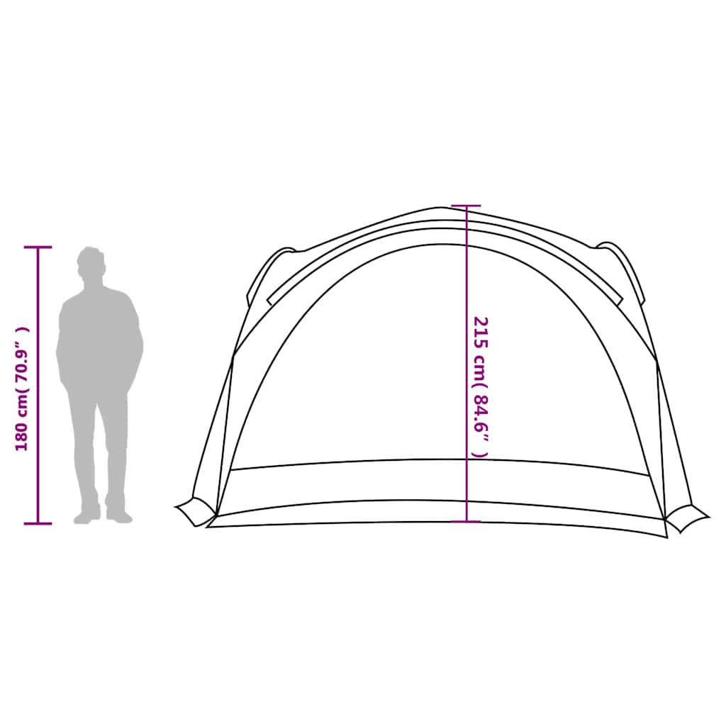 Partytent waterdicht blauw
