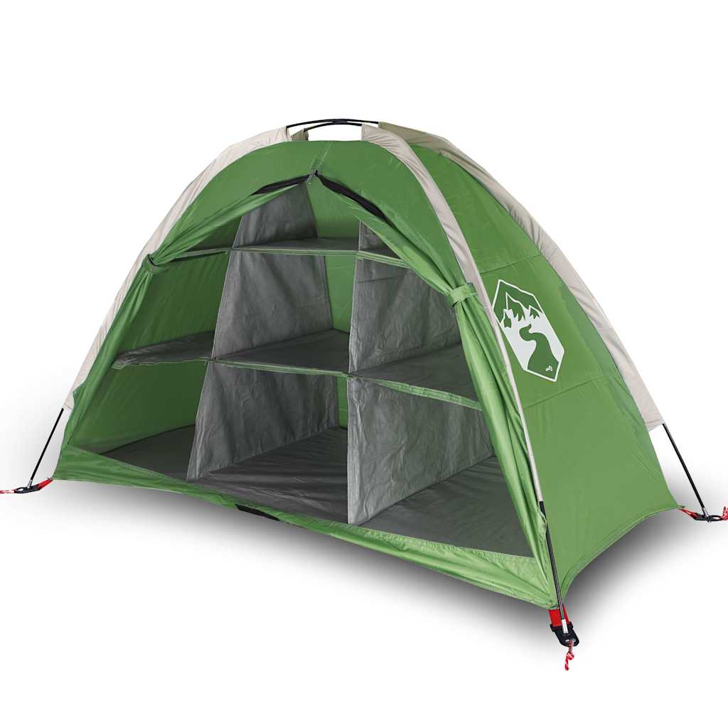 Opbergtent 9 vakken waterdicht groen