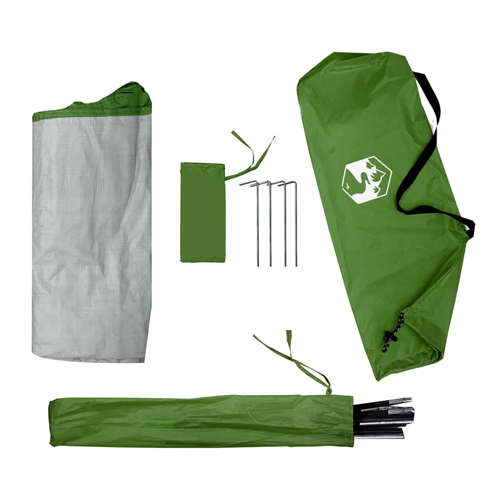 Opbergtent 9 vakken waterdicht groen