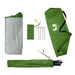 Opbergtent 9 vakken waterdicht groen