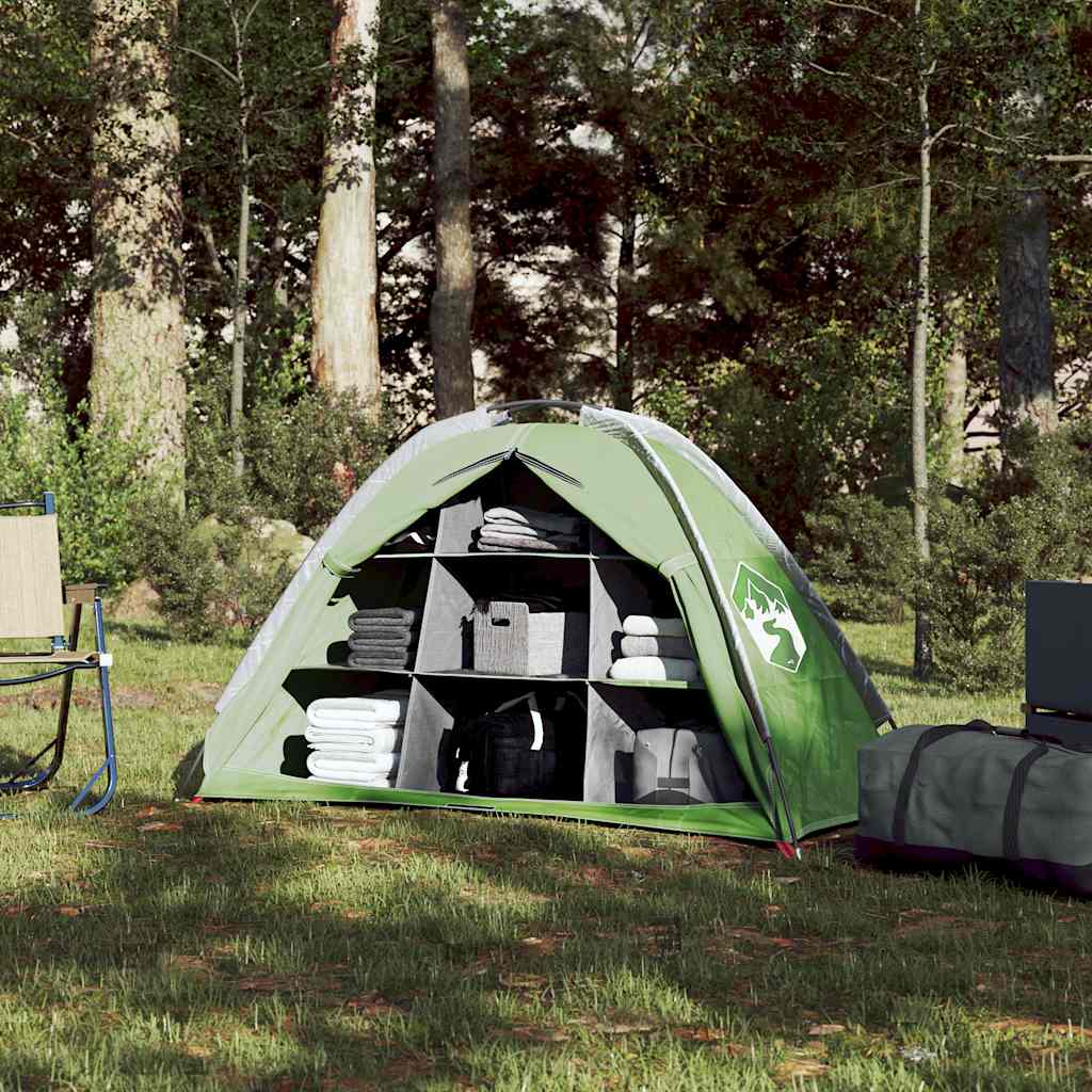 Opbergtent 9 vakken waterdicht groen