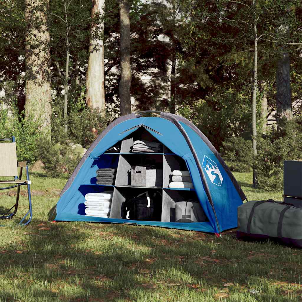 Opbergtent 9 vakken waterdicht blauw