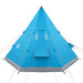 Tipitent 4-persoons waterdicht blauw