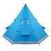 Tipitent 4-persoons waterdicht blauw