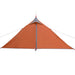 Hangende tipi tent 1-persoons waterdicht oranje