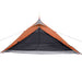 Hangende tipi tent 1-persoons waterdicht oranje