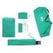 Strandtent 274x178x170/148 cm 185T polyester zeegroen