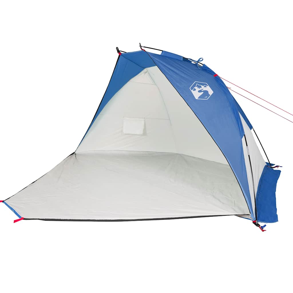 Strandtent 268x223x125 cm 185T polyester azuurblauw