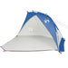 Strandtent 268x223x125 cm 185T polyester azuurblauw