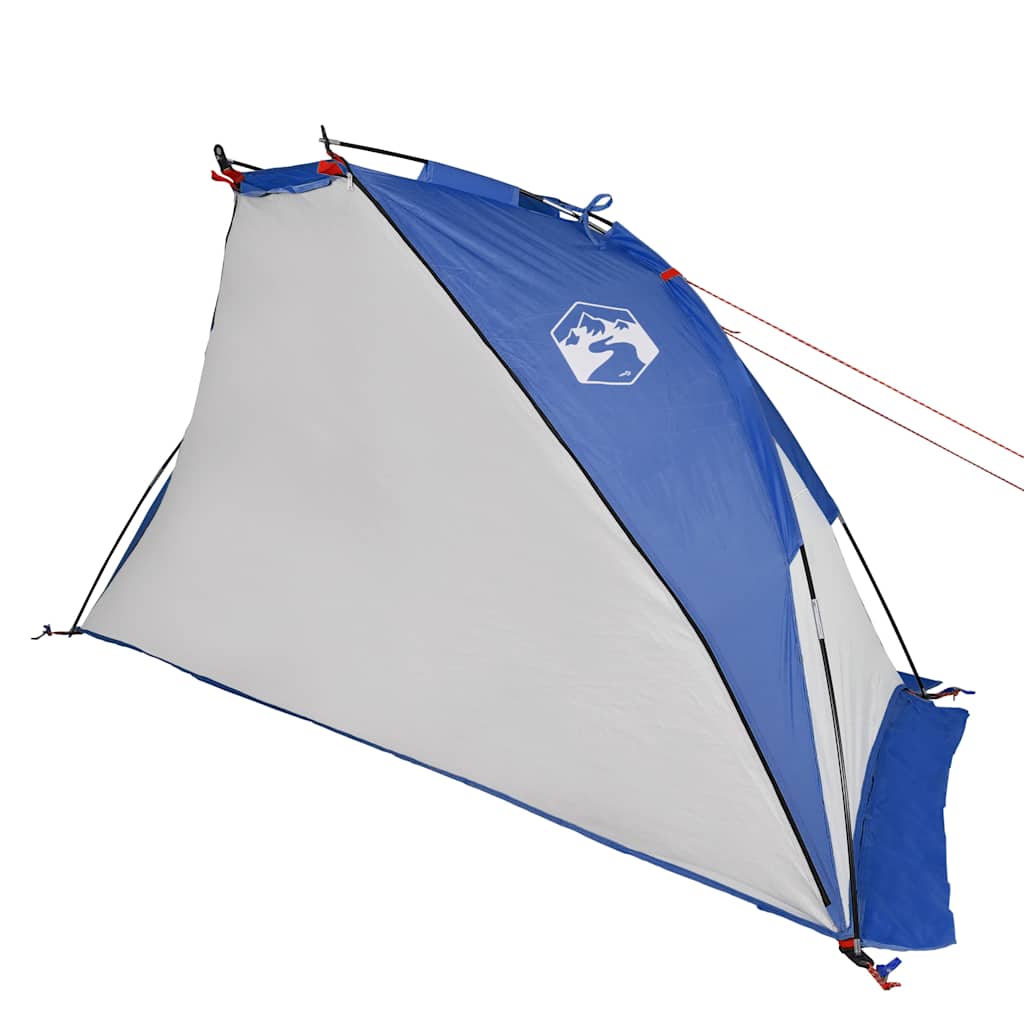Strandtent 268x223x125 cm 185T polyester azuurblauw