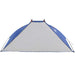 Strandtent 268x223x125 cm 185T polyester azuurblauw