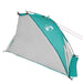 Strandtent 268x223x125 cm 185T polyester zeegroen