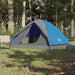 Koepeltent 3-persoons waterdicht blauw