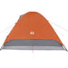 Koepeltent 6-persoons waterdicht oranje