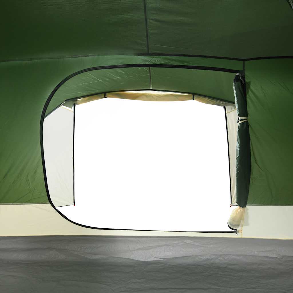Tent met luifel 4-persoons waterdicht groen
