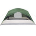 Tent met luifel 4-persoons waterdicht groen