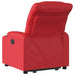 Sta-op-stoel kunstleer rood