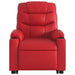 Sta-op-stoel kunstleer rood