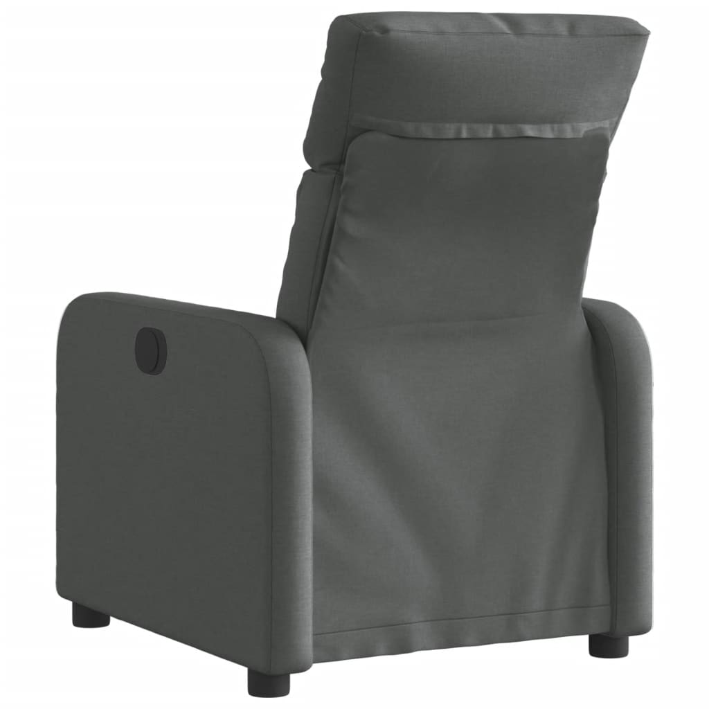 Fauteuil elektrisch verstelbaar stof donkergrijs