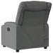 Massagestoel in donkergrijze stof
