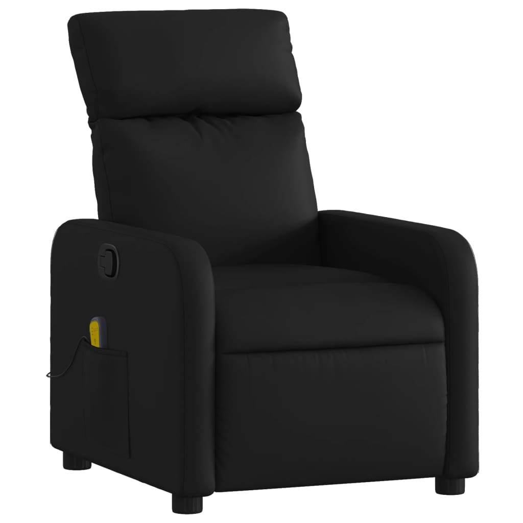 Massagestoel Kunstleer Zwart 1