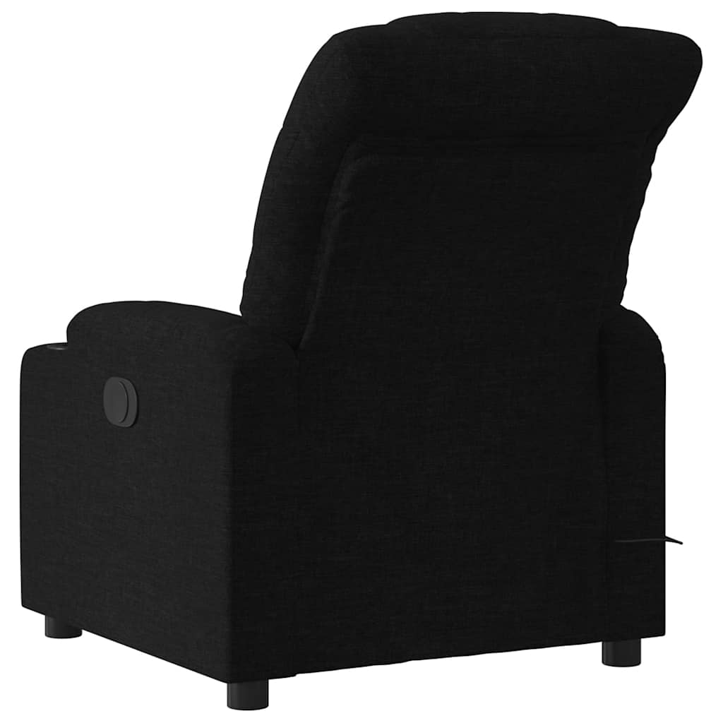 Massagestoel met zwarte stof