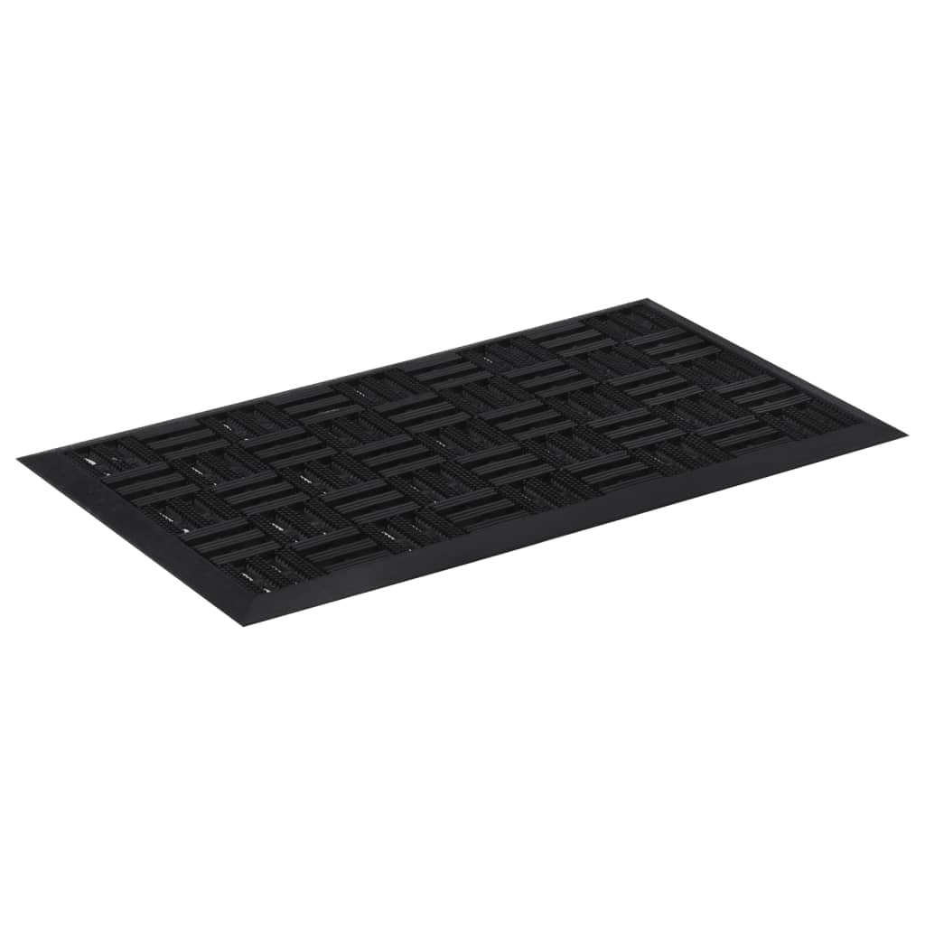 Deurmat rechthoekig 45x75 cm rubber