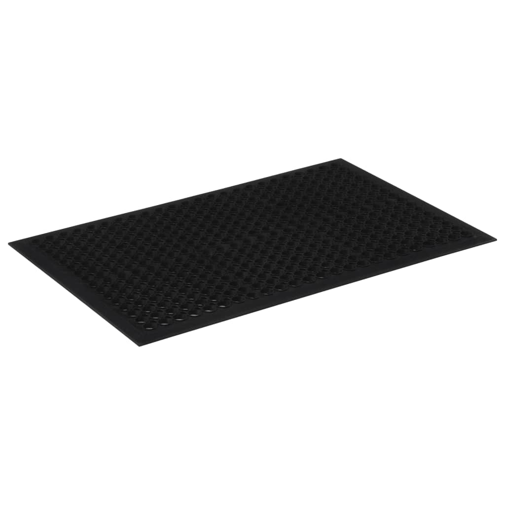 Deurmat rechthoekig 60x90 cm rubber