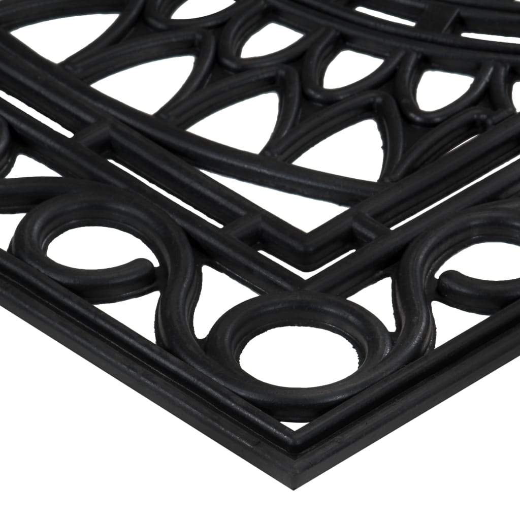 Deurmat rechthoekig 45x75 cm rubber