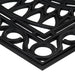 Deurmat rechthoekig 45x75 cm rubber