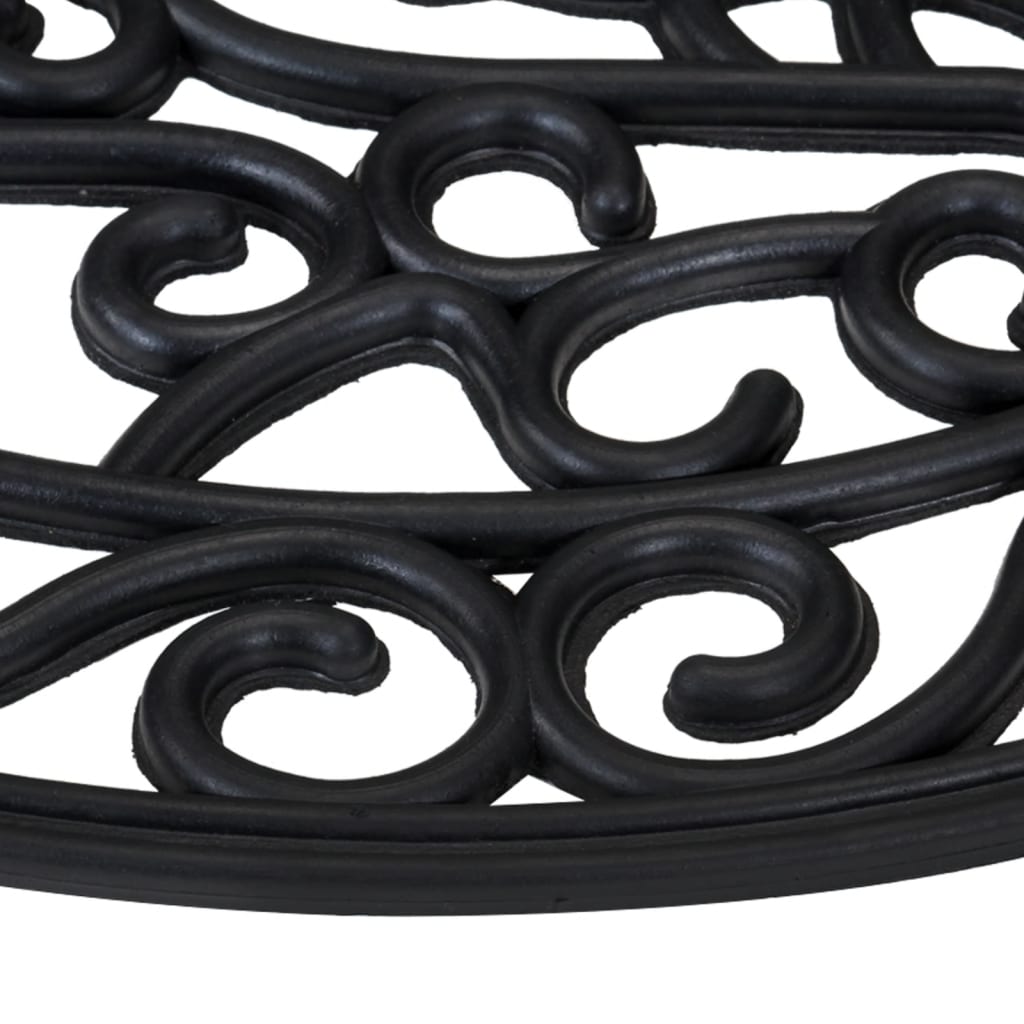 Deurmat halfrond 45x75 cm rubber