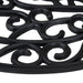 Deurmat halfrond 45x75 cm rubber
