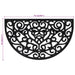 Deurmat halfrond 45x75 cm rubber