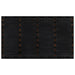 Deurmat rechthoekig 45x75 cm rubber en kokosvezel