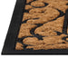 Deurmat rechthoekig 45x75 cm rubber en kokosvezel
