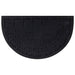 Deurmat halfrond 45x75 cm rubber en kokosvezel
